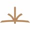 Ekena Millwork Davenport Timber Gable Bracket, Western Red Cedar, 96"W x 52"H x 3 1/2"D x 5 1/2"F, 13/12 Pitch GBW096X52X0406DAV00SWR - alternate 1